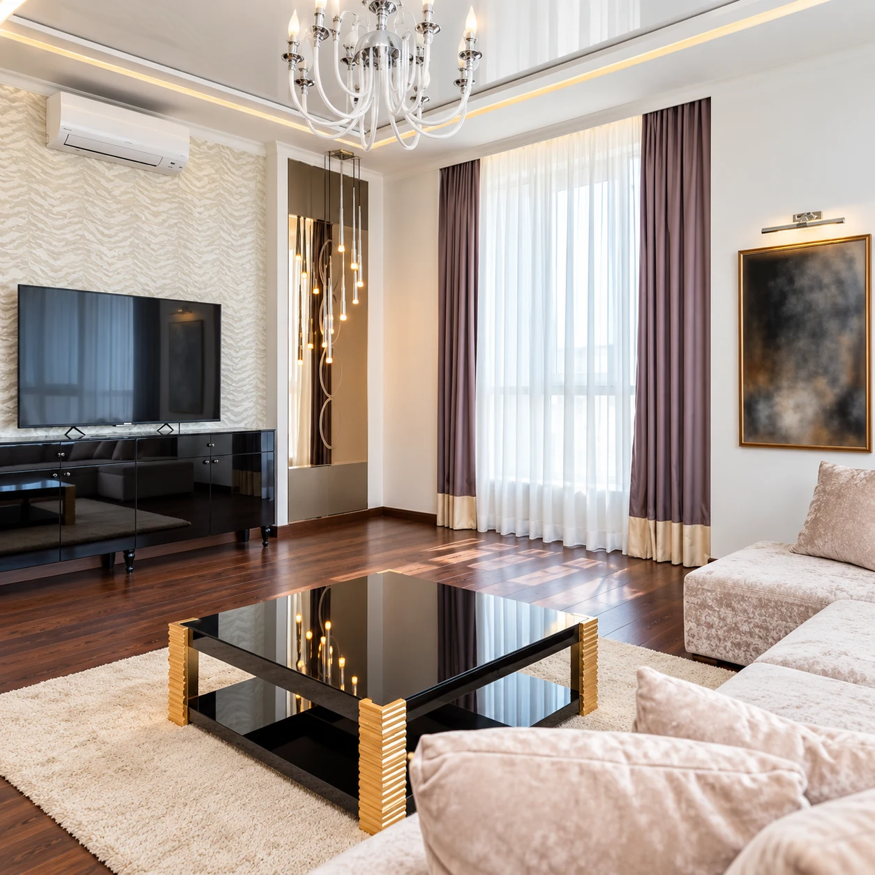 Navniv Interiors Luxury Living Room Delhi NCR