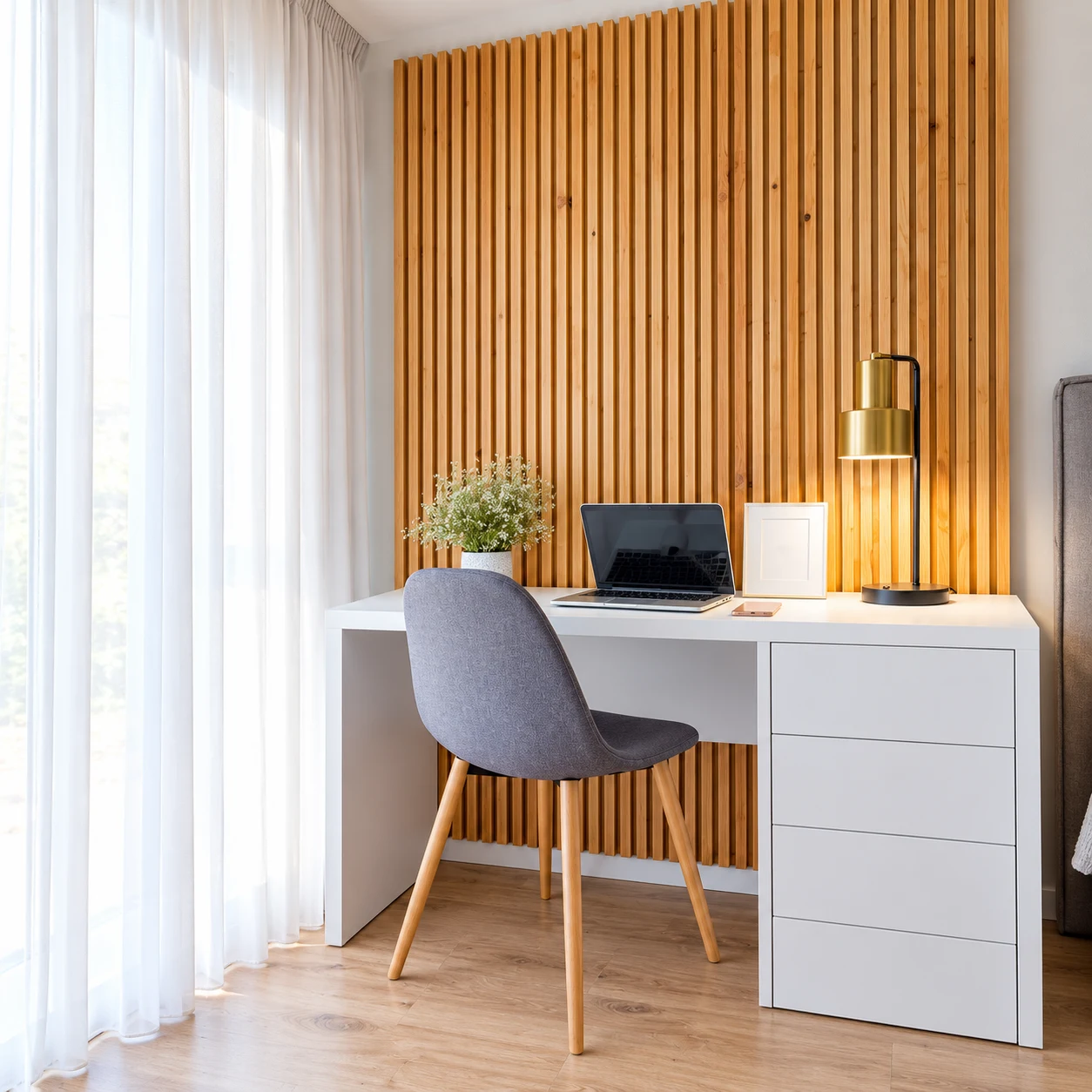 Acoustic Fluted Home Study & Office